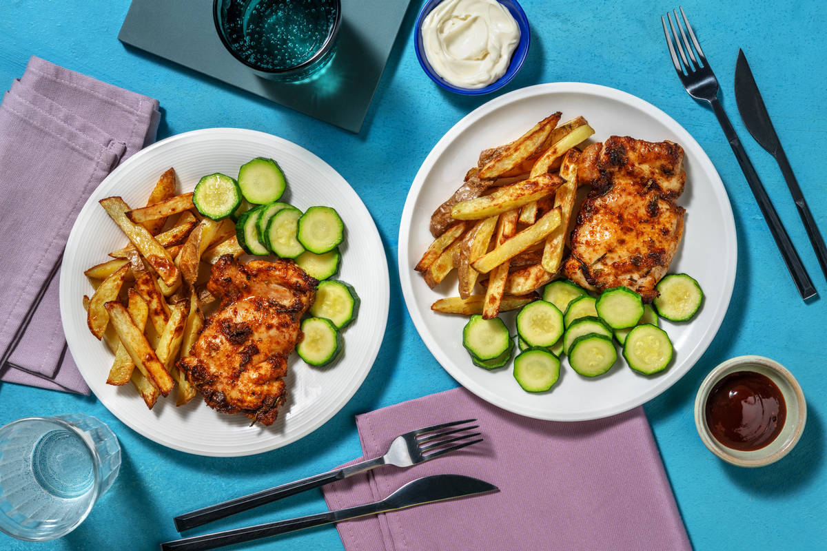 Pollo alla paprika, capperi e rosmarino