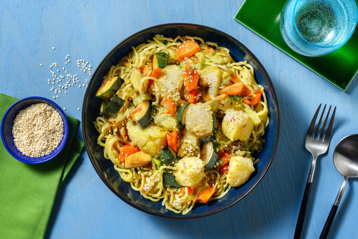 Curry doux de poisson