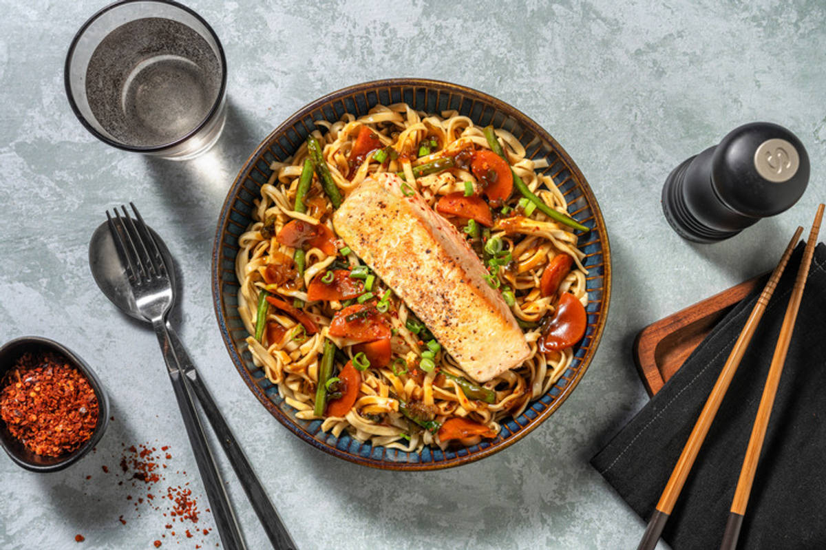 Teriyaki Tofu Noodles