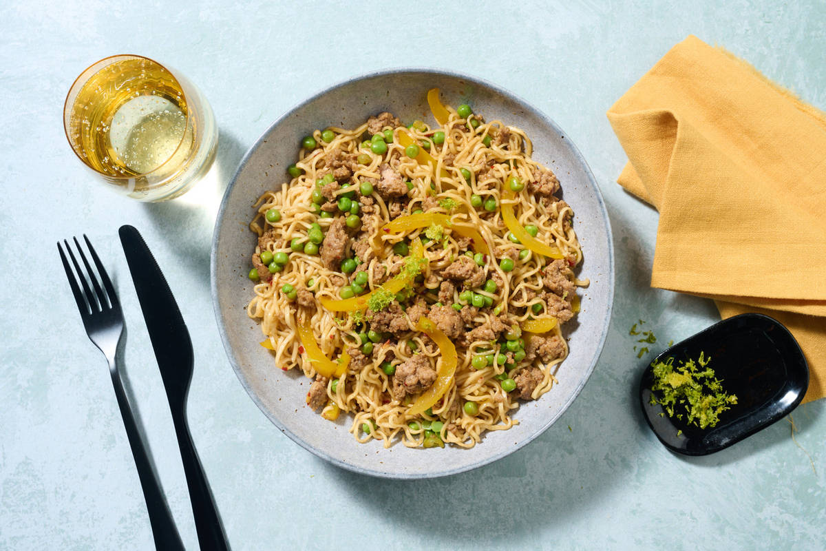 Asian Spiced Beef Noodles