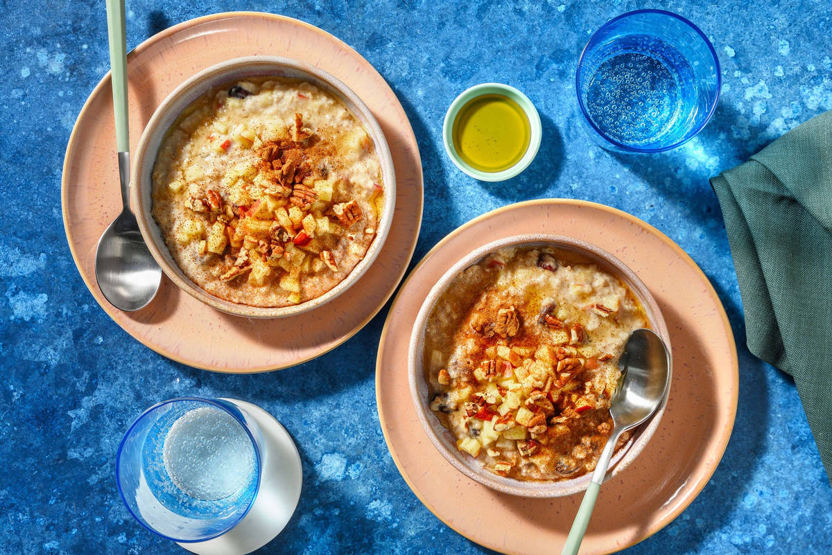 Apple, Cinnamon and Cranberry Porridge