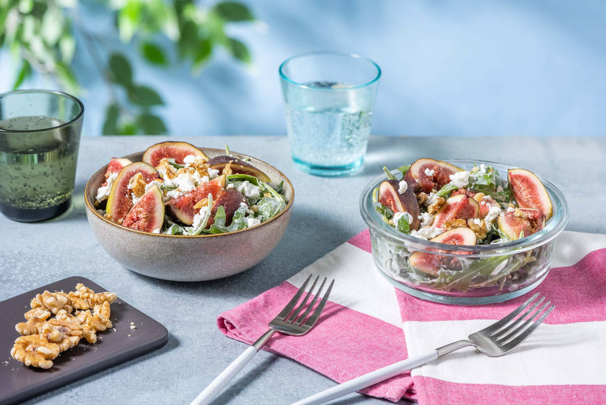 Goat's Cheese, Pear and Walnut Salad