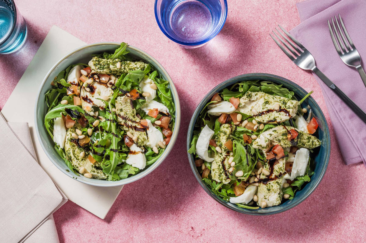Italian Style Chicken & Mozzarella Salad