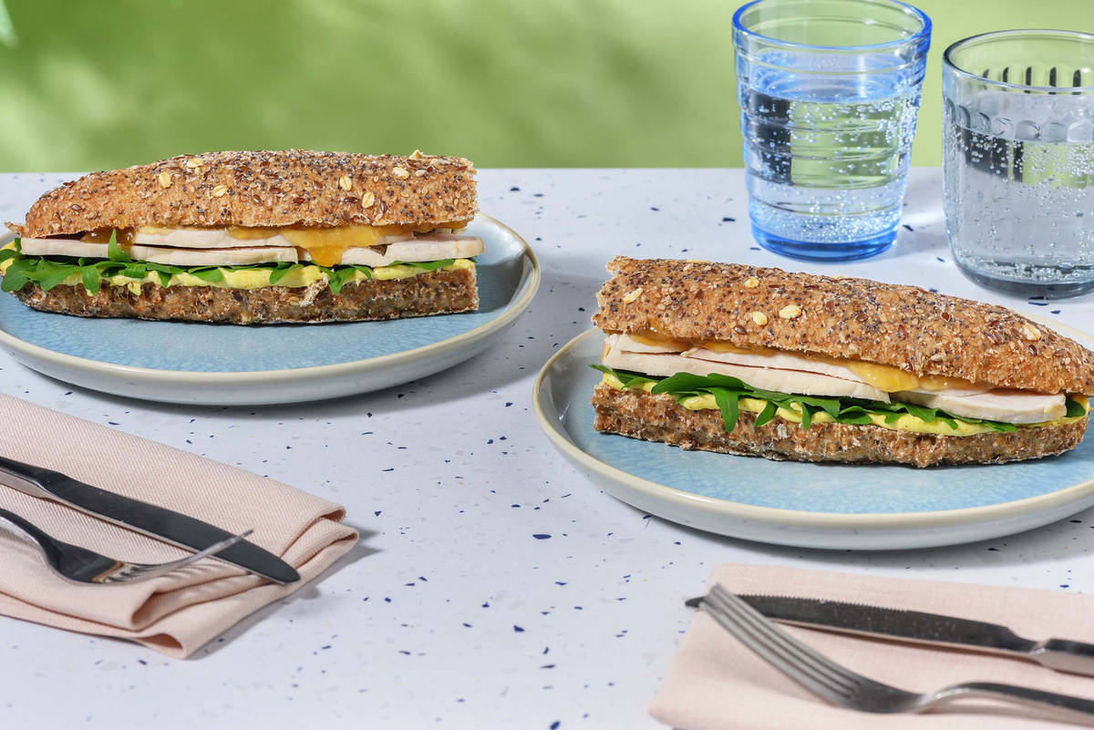 Coronation Chicken Multigrain Baguette