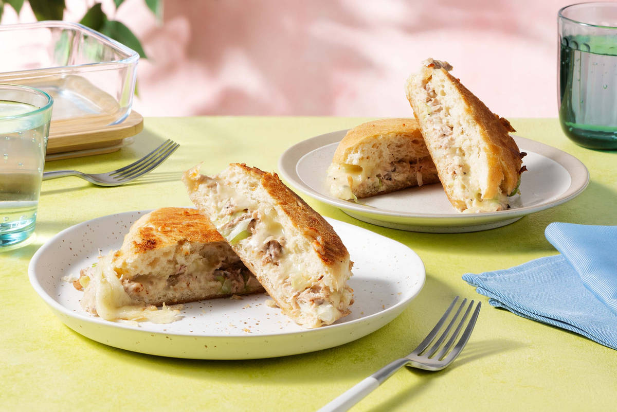 Pan-Fried Tuna Melt Panini