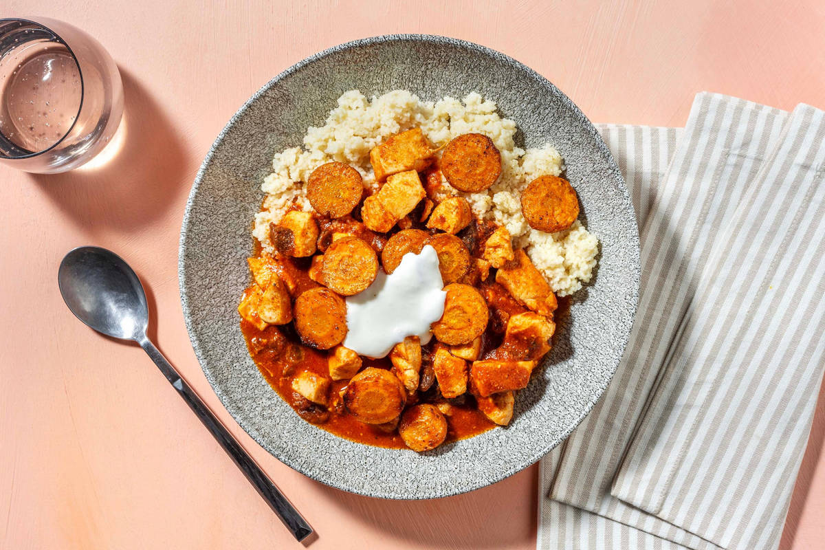 Middle Eastern Style Chicken and Raisin Stew