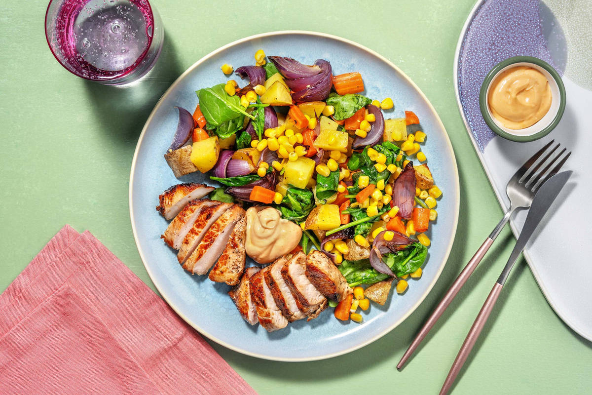 Cajunkrydret kyllingfilet
