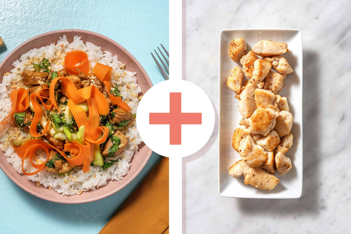 Sticky Extra Chicken Breast and Rice