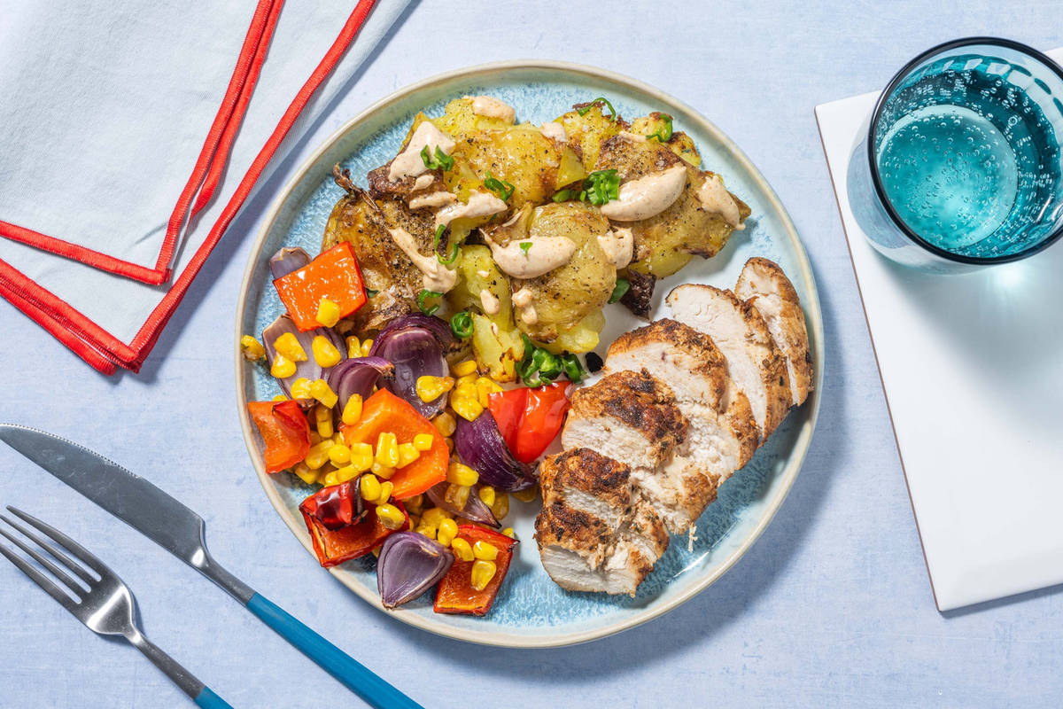 Cajunkrydret kyllingbryst