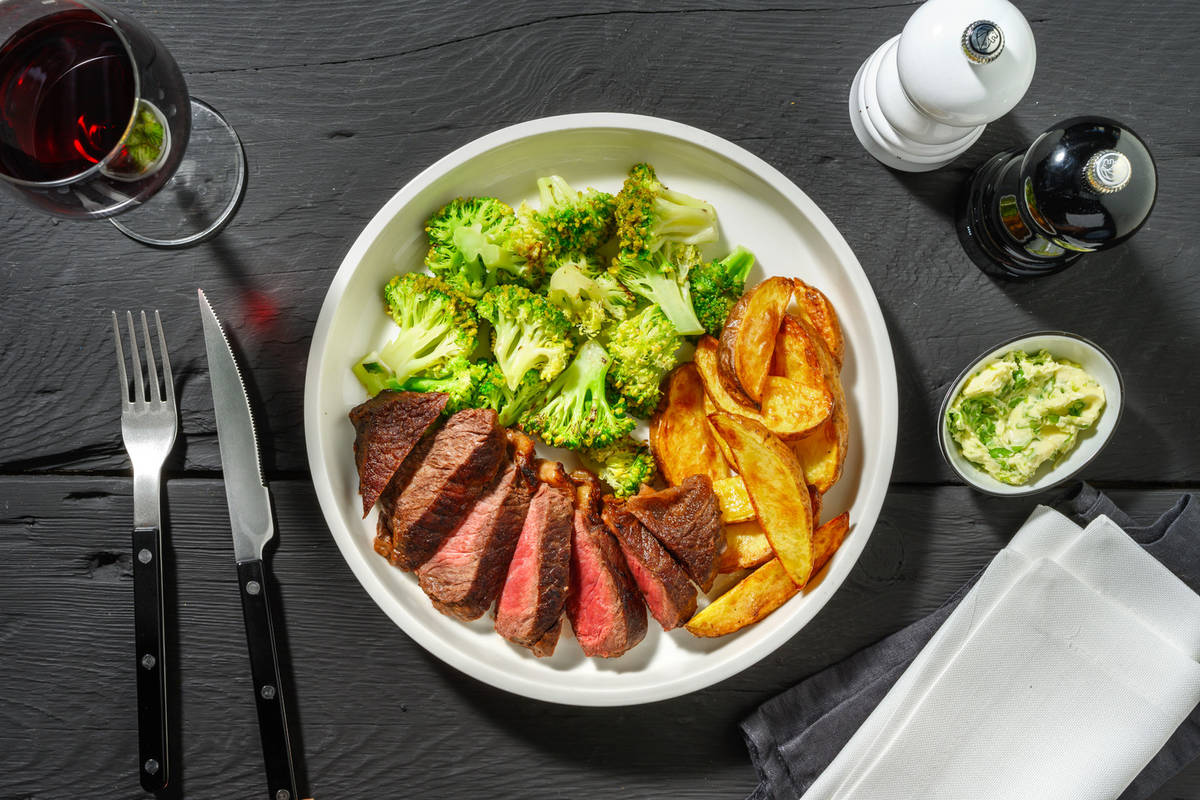 Tagliata di manzo al burro 'Jerk'