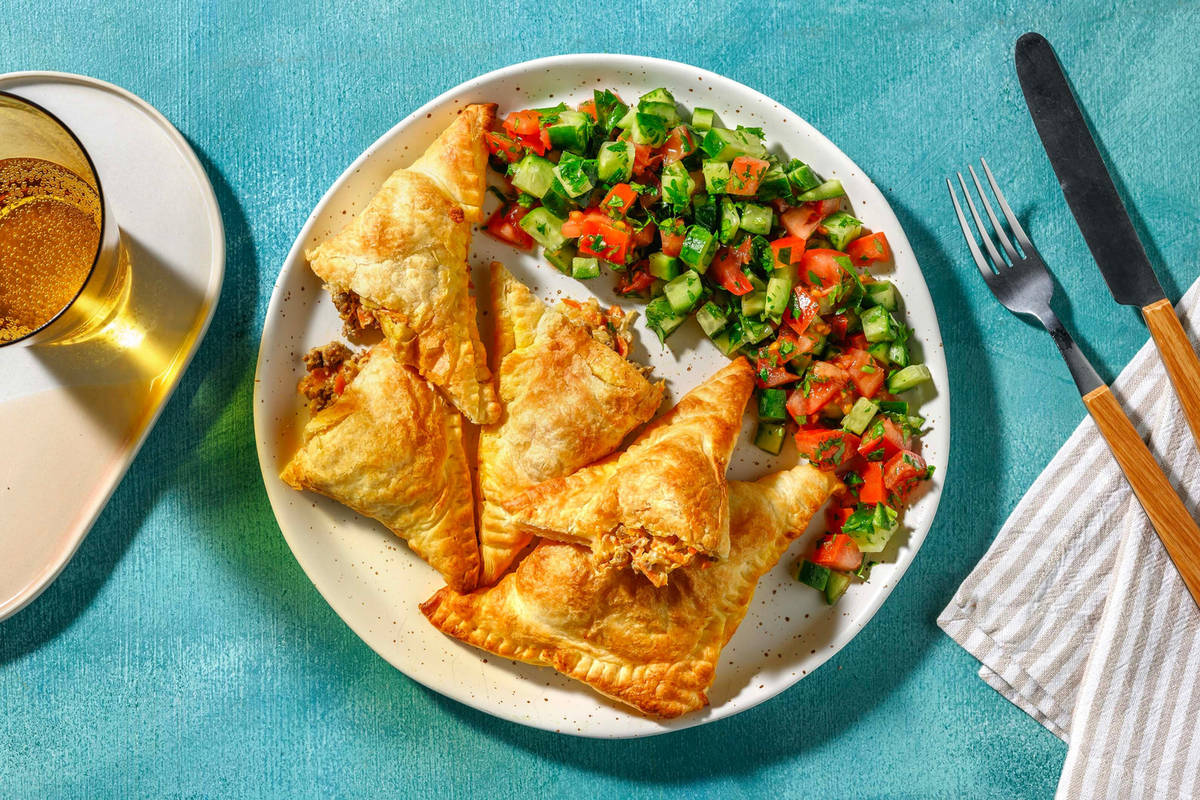 Zelfgemaakte mini-empanada's met rundergehakt