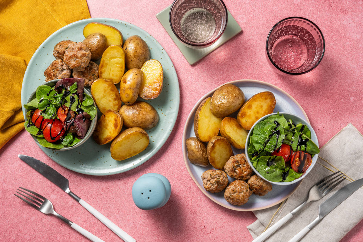 Polpette di pollo in "dry rub" alle erbe