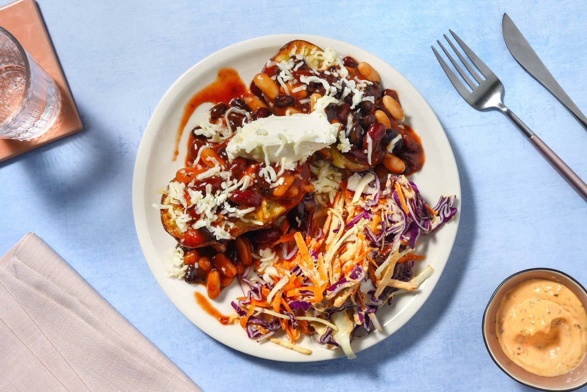 Chipotle BBQ Bean Chilli Jacket Potato