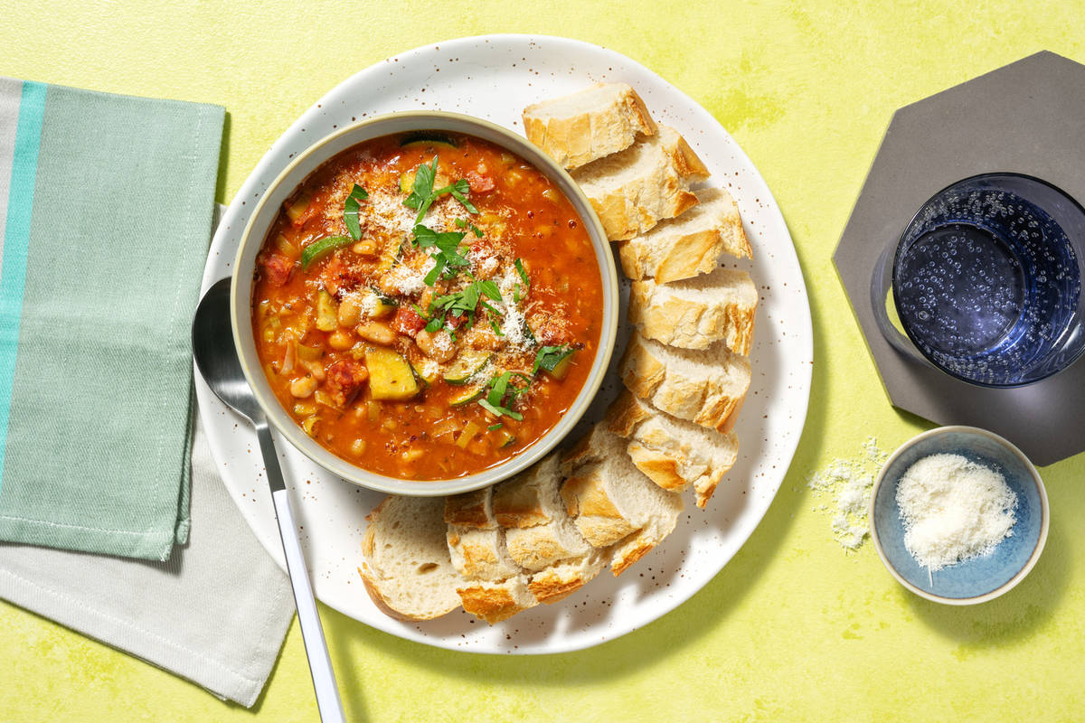 Chorizo and Beef Bean Stew