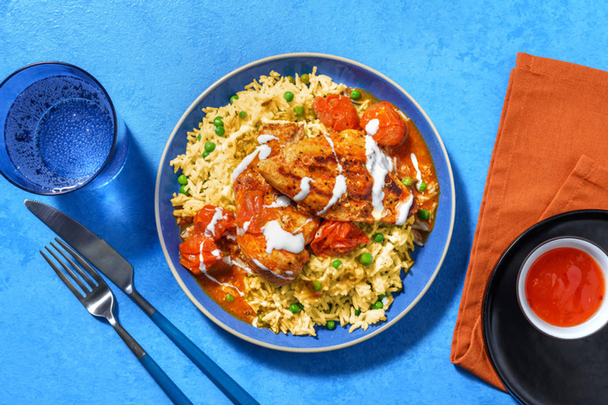 Paprika Chicken and Cherry Tomatoes