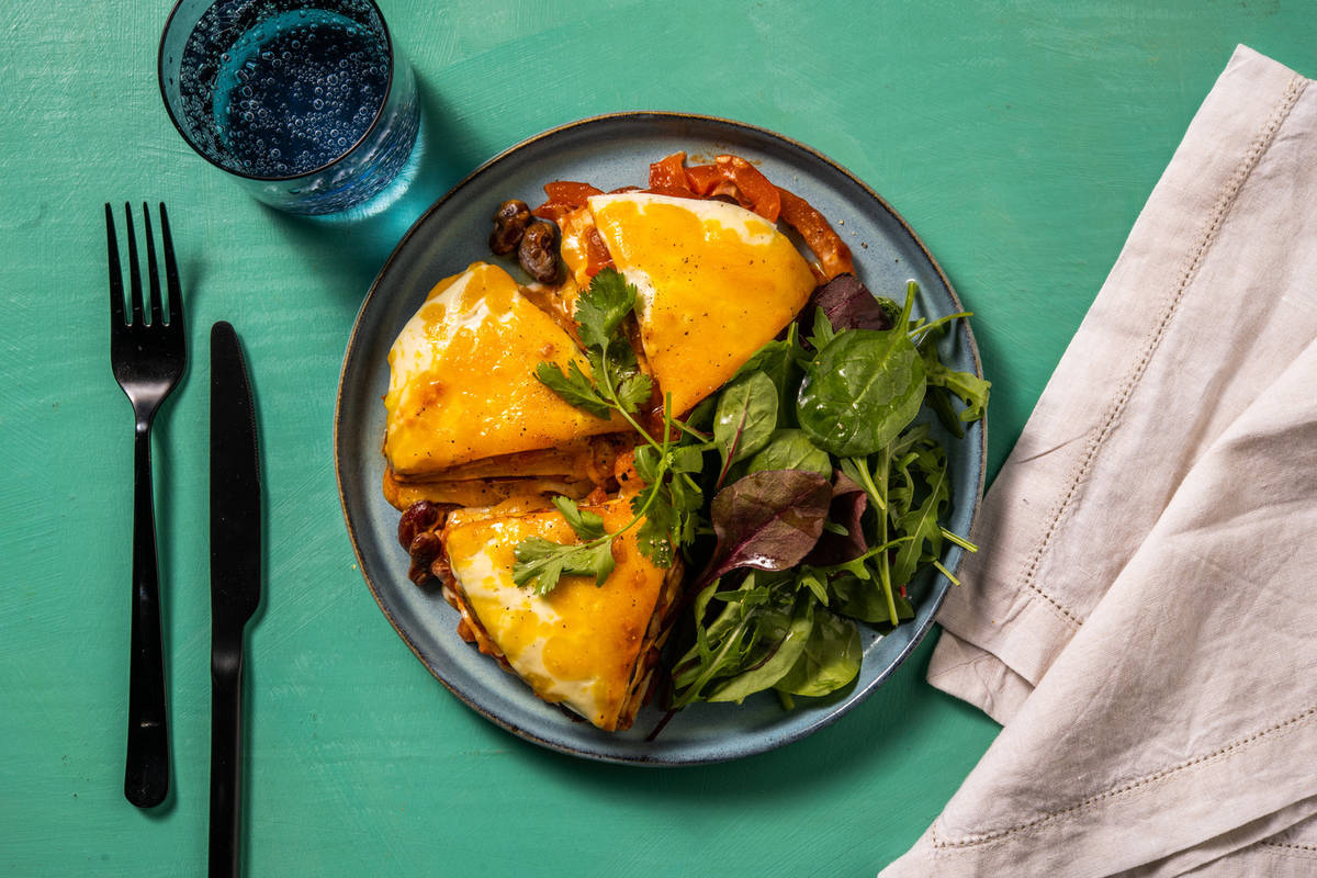 Tortillas gratinées façon Taco Torte