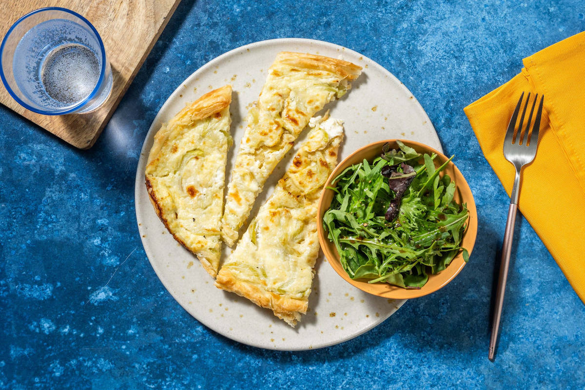 Tarte rustique blette & chèvre