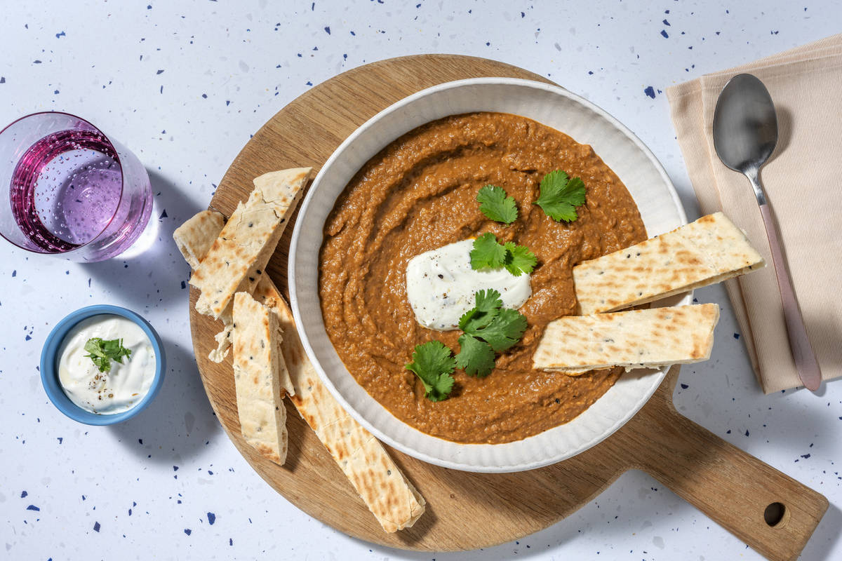 Passato di lenticchie e yogurt greco