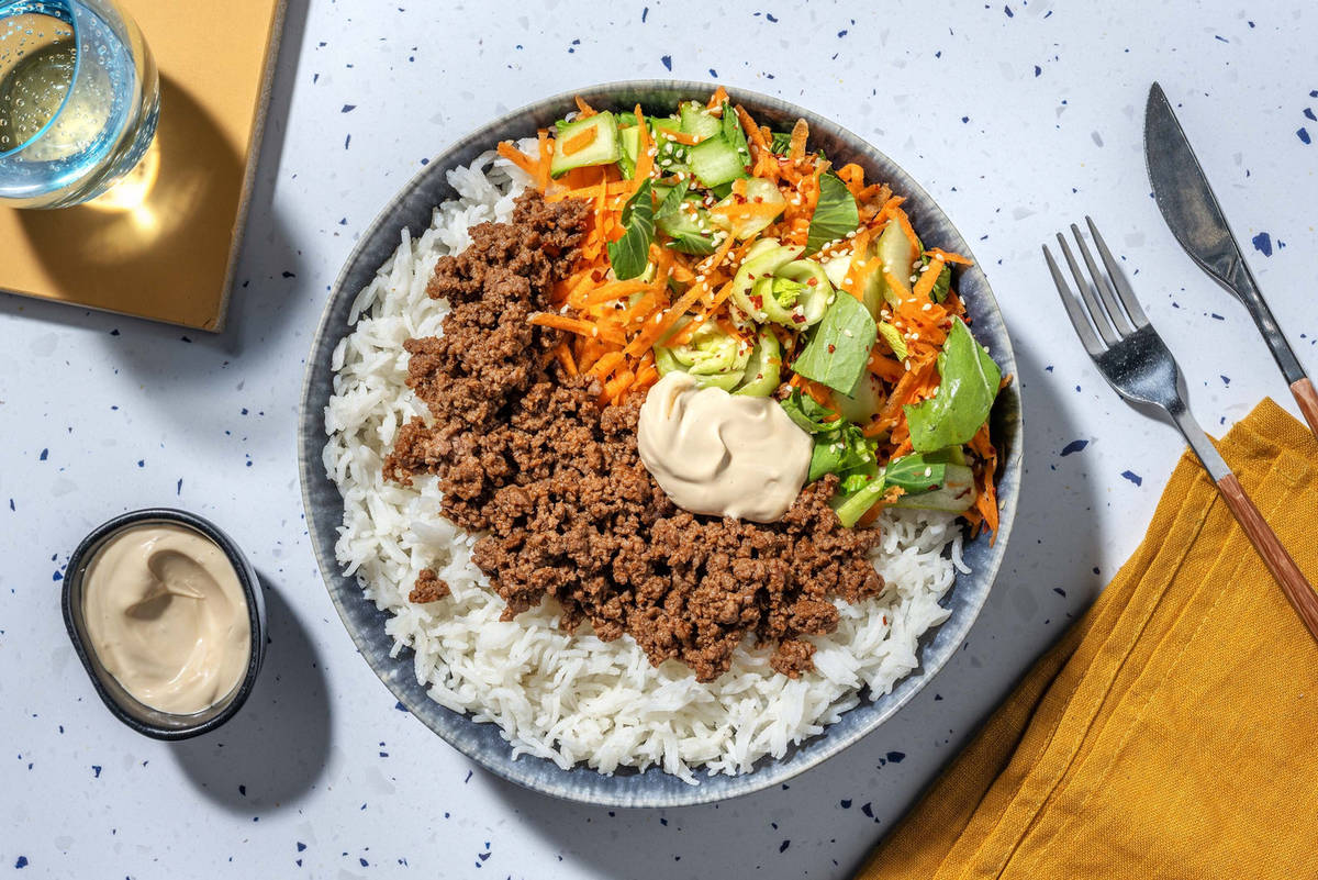 Rask bulgogi vegetardeigbowl