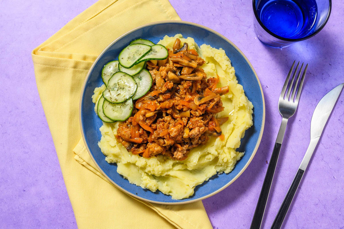 Vegetarisk plantefarsgryde