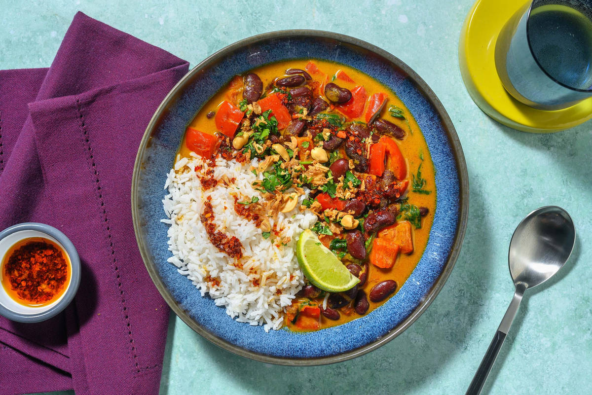 Thailandsk kidneybønnekarry