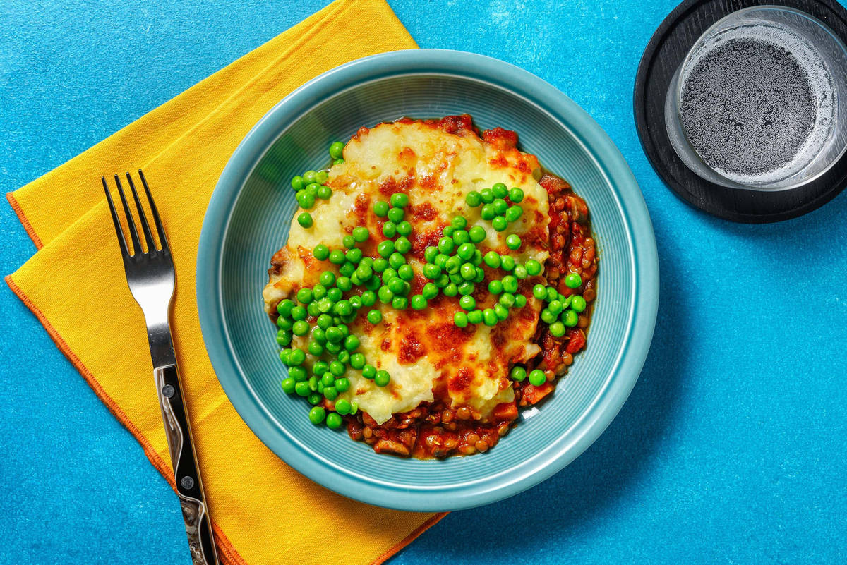 Lentil and Mushroom Cottage Pie