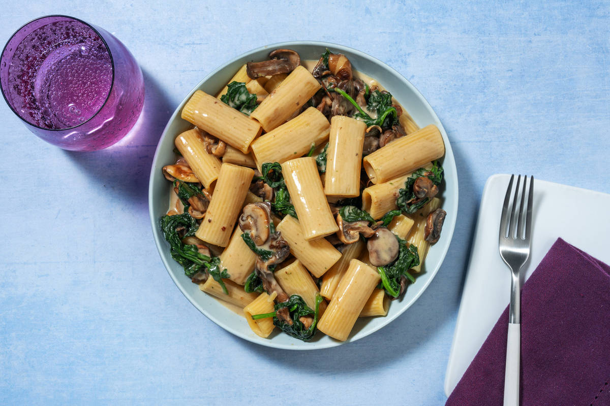 Umami Miso Mushroom Rigatoni