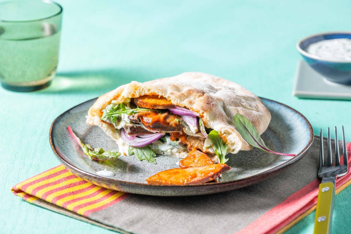 'Pita' veggie di tempeh al cumino