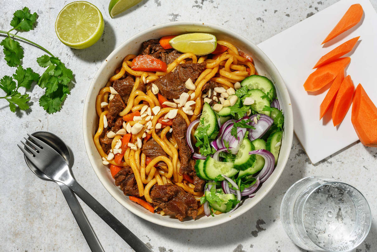 Le végé: Salade thaï aux émincés végétariens