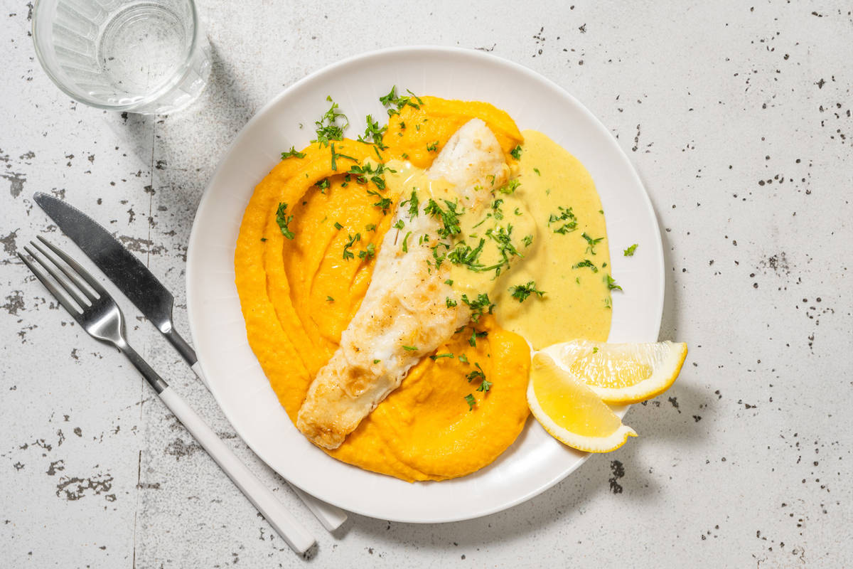 Lieu & sauce curry-citron façon bistrot