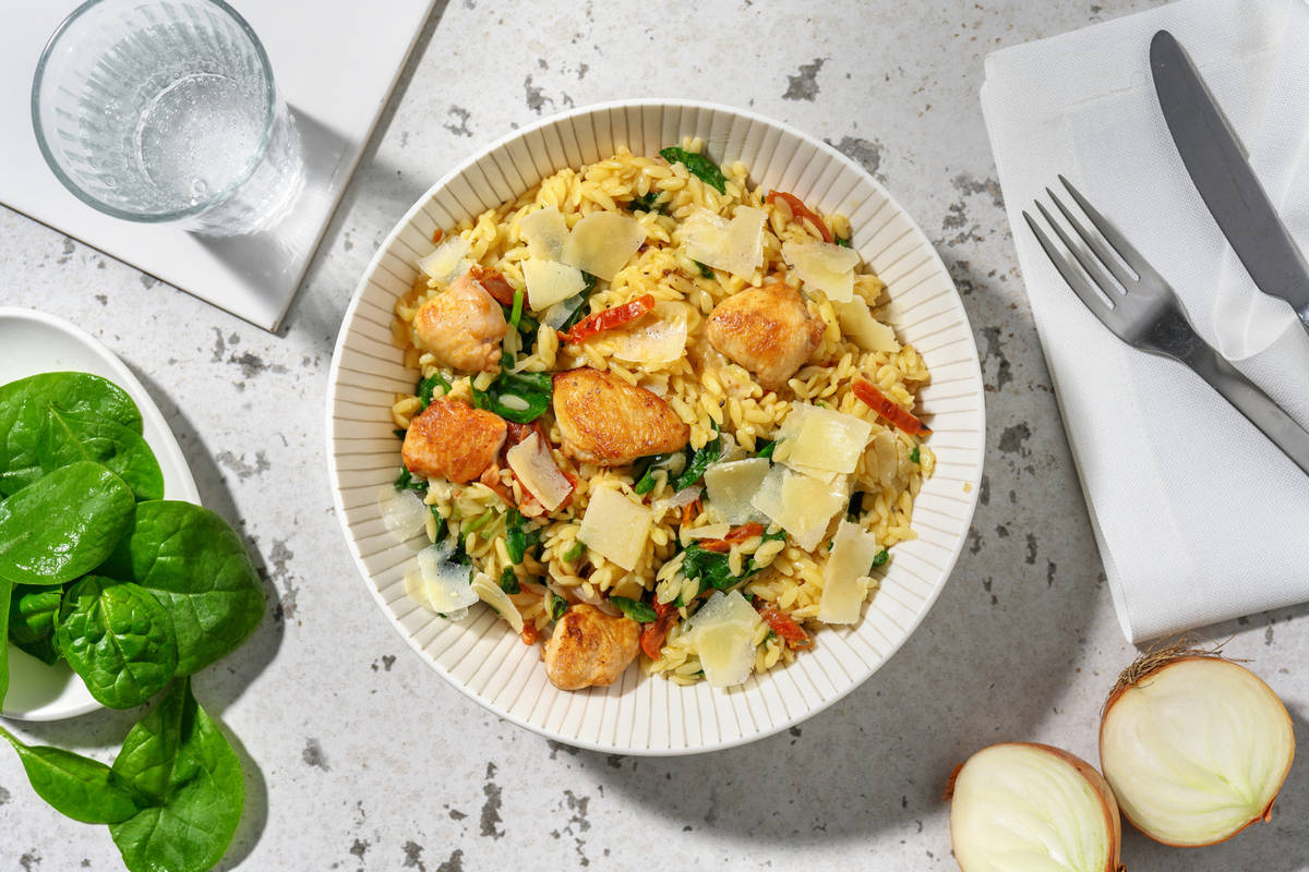 One pot dinde & orzo à la toscane