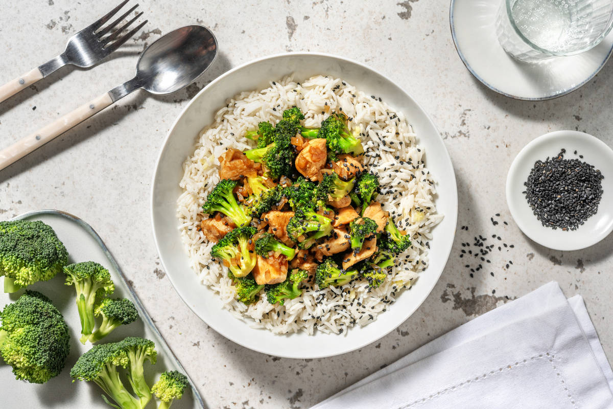 Brocoli & poulet à la chinoise