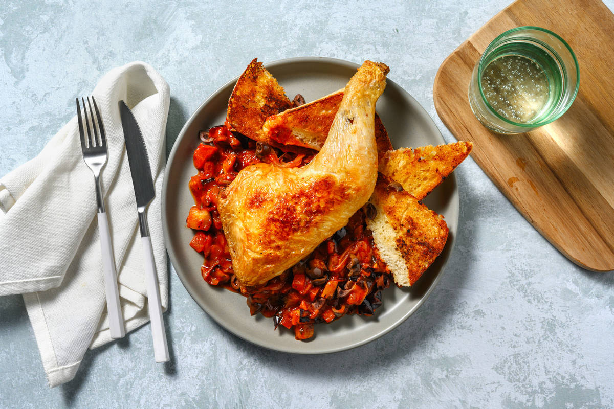 Poulet & légumes façon caponata sicilienne