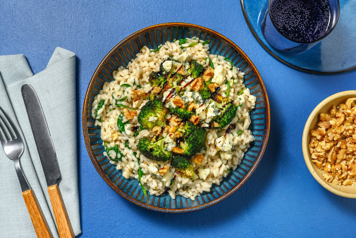 Blue Cheese and Broccoli Risotto