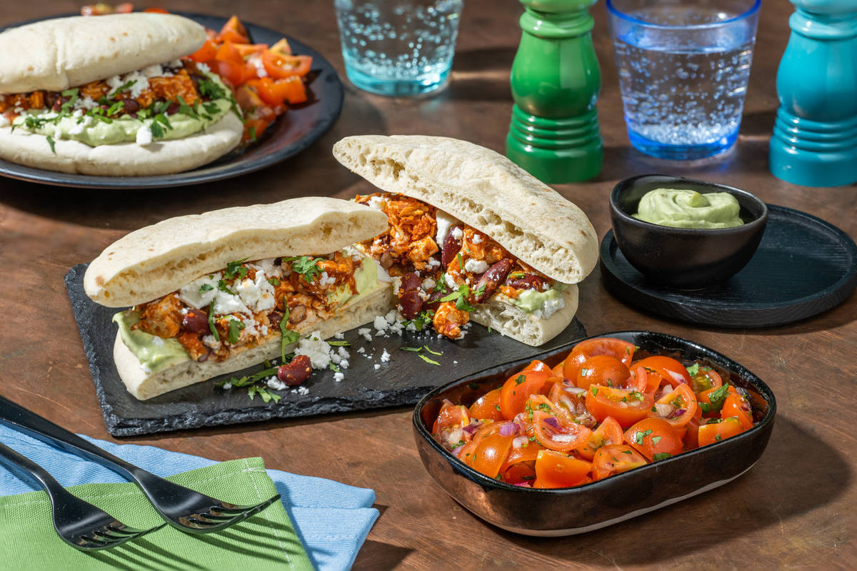 Sandwich au poulet façon arepa vénézuelienne