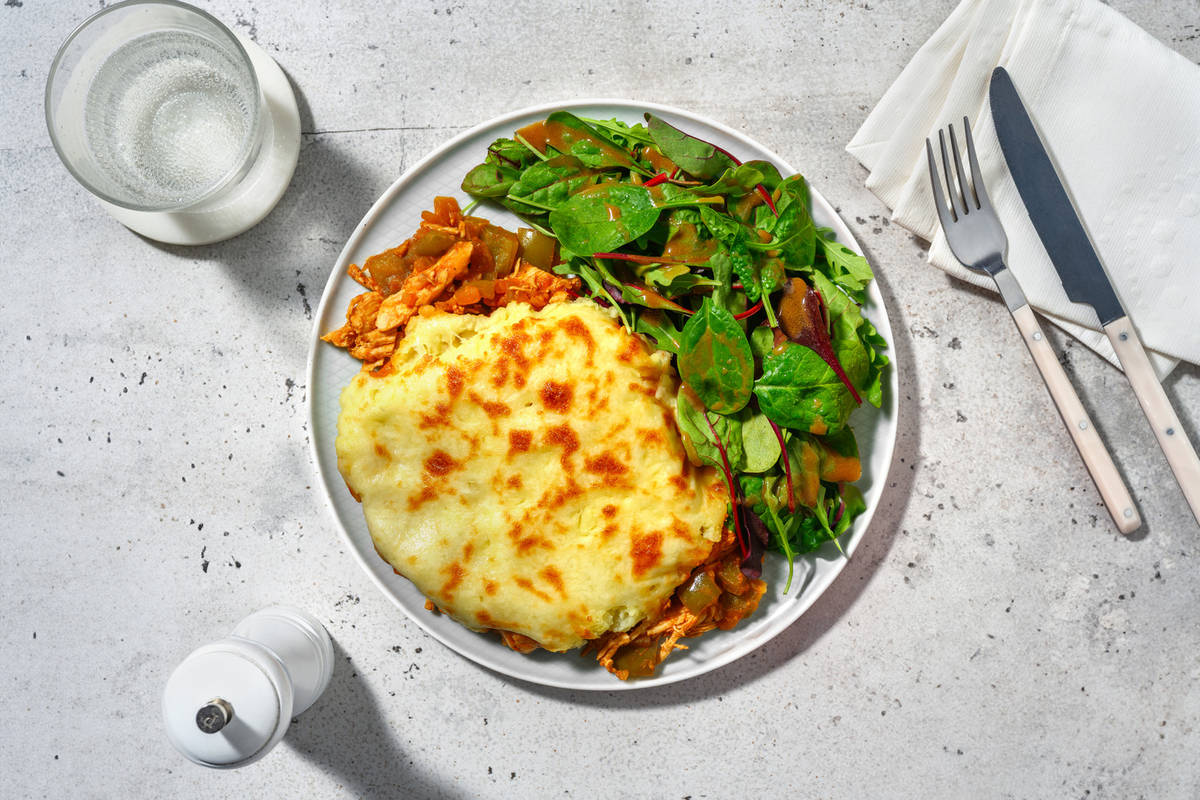 Pastel de pollo : hachis argentin poulet & cheddar