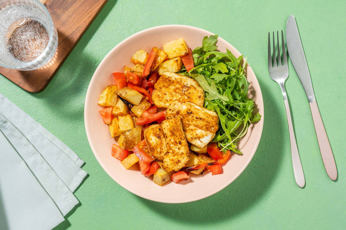Honeyed Peri Peri Grilled Cheese Salad