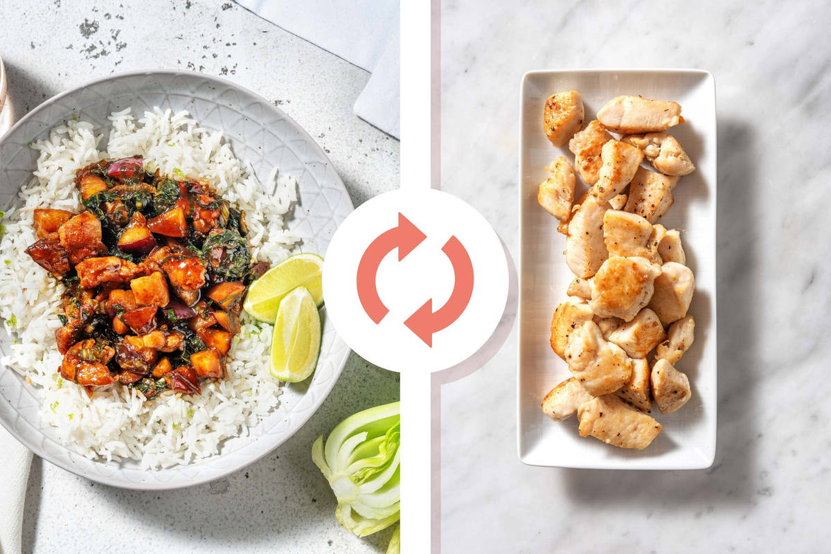 Hoisin Chicken Breast and Plum Stir-Fry