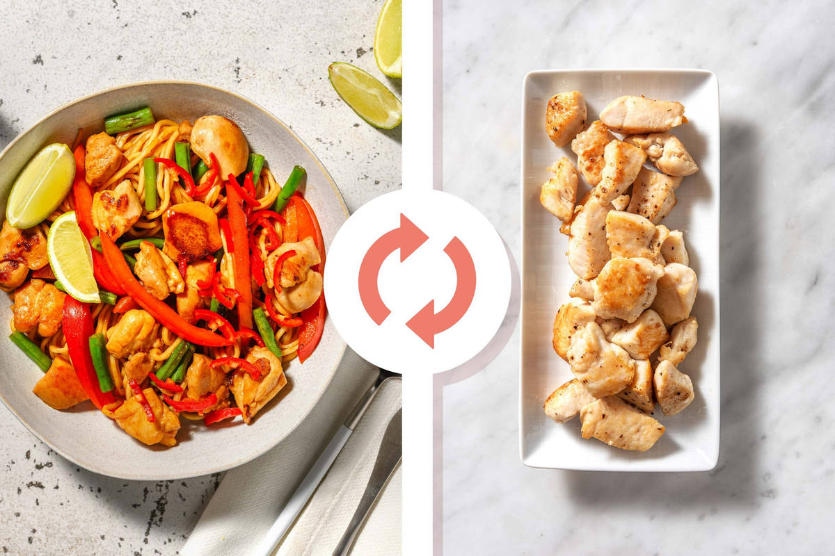 Chinese Style Chicken Breast Noodles