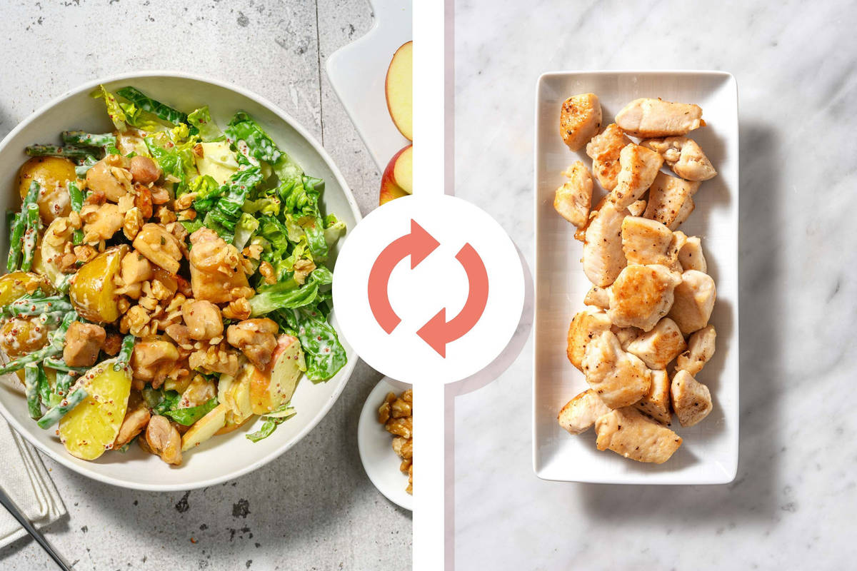 Waldorf Style Chicken Breast Salad
