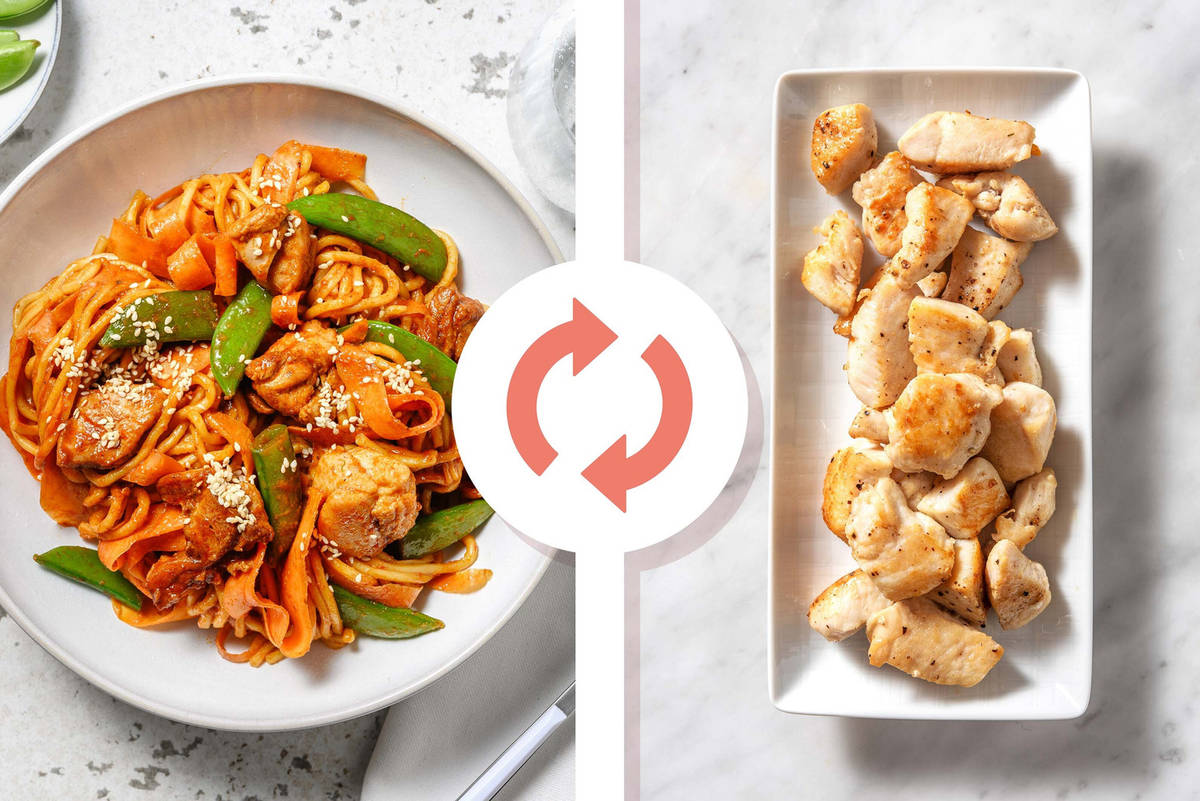 Thai Inspired Chicken Breast and Noodle Stir-Fry