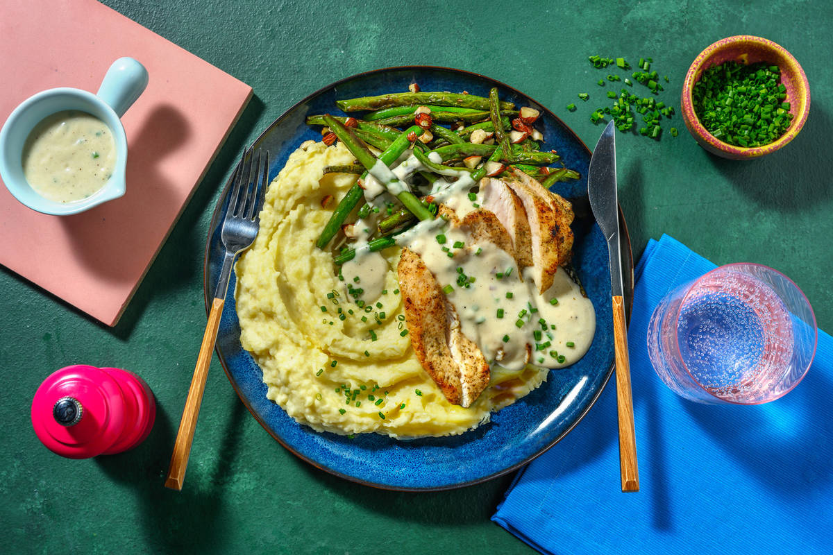 Hvitløkskrydret kylling