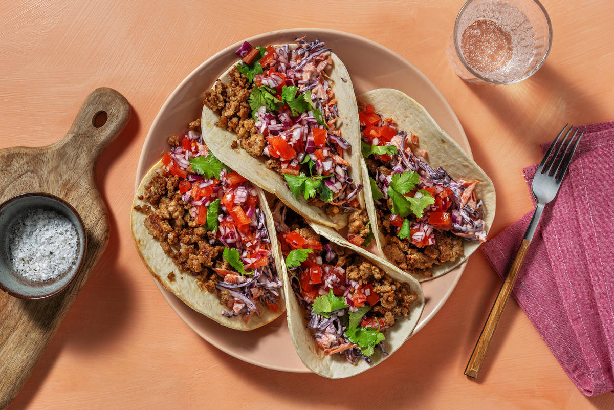 Mexikanska nötfärstacos 