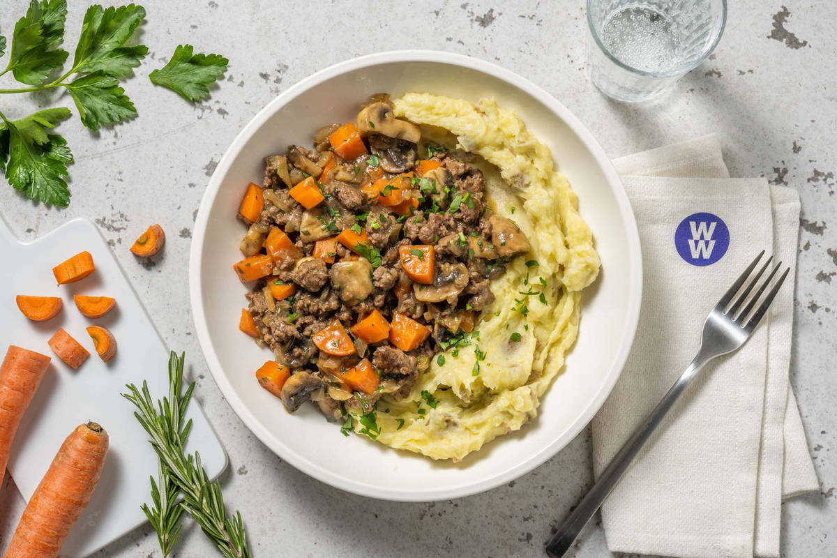 Easy Lamb and Mushroom Stew