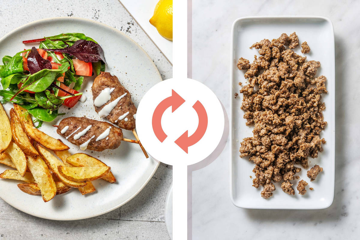 Chermoula Beef Koftas and Fries