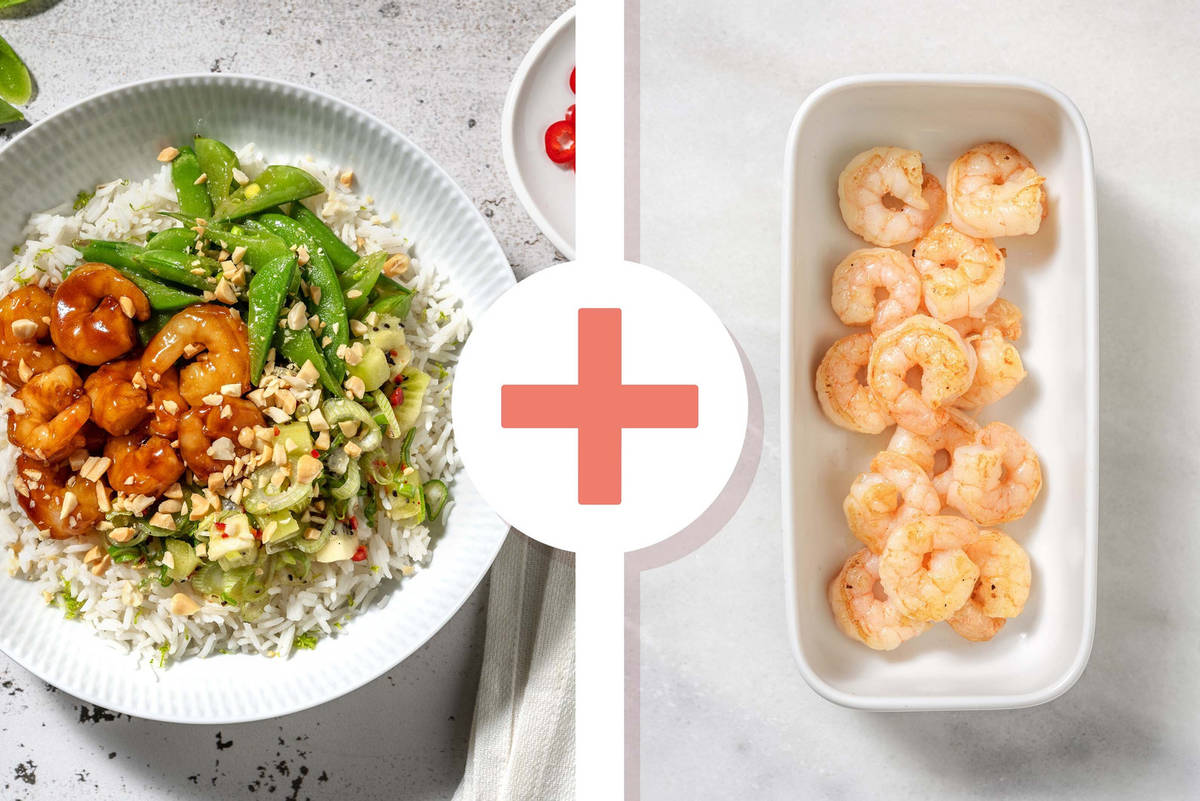 Teriyaki Double Prawn Poke Style Bowl 