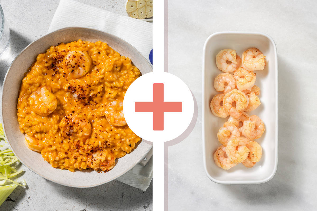 Double Prawn and Tomato Risotto