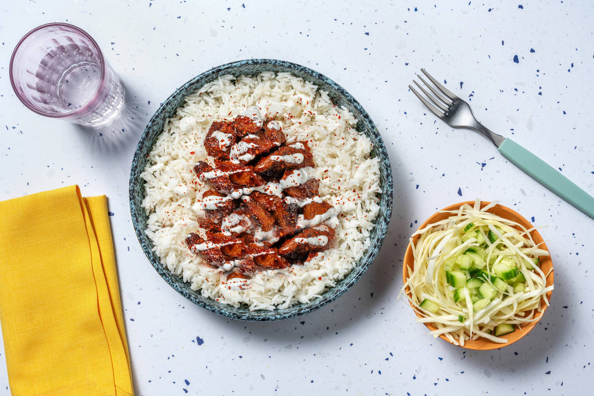 Koreansk inspirerede BBQ-pulled beans