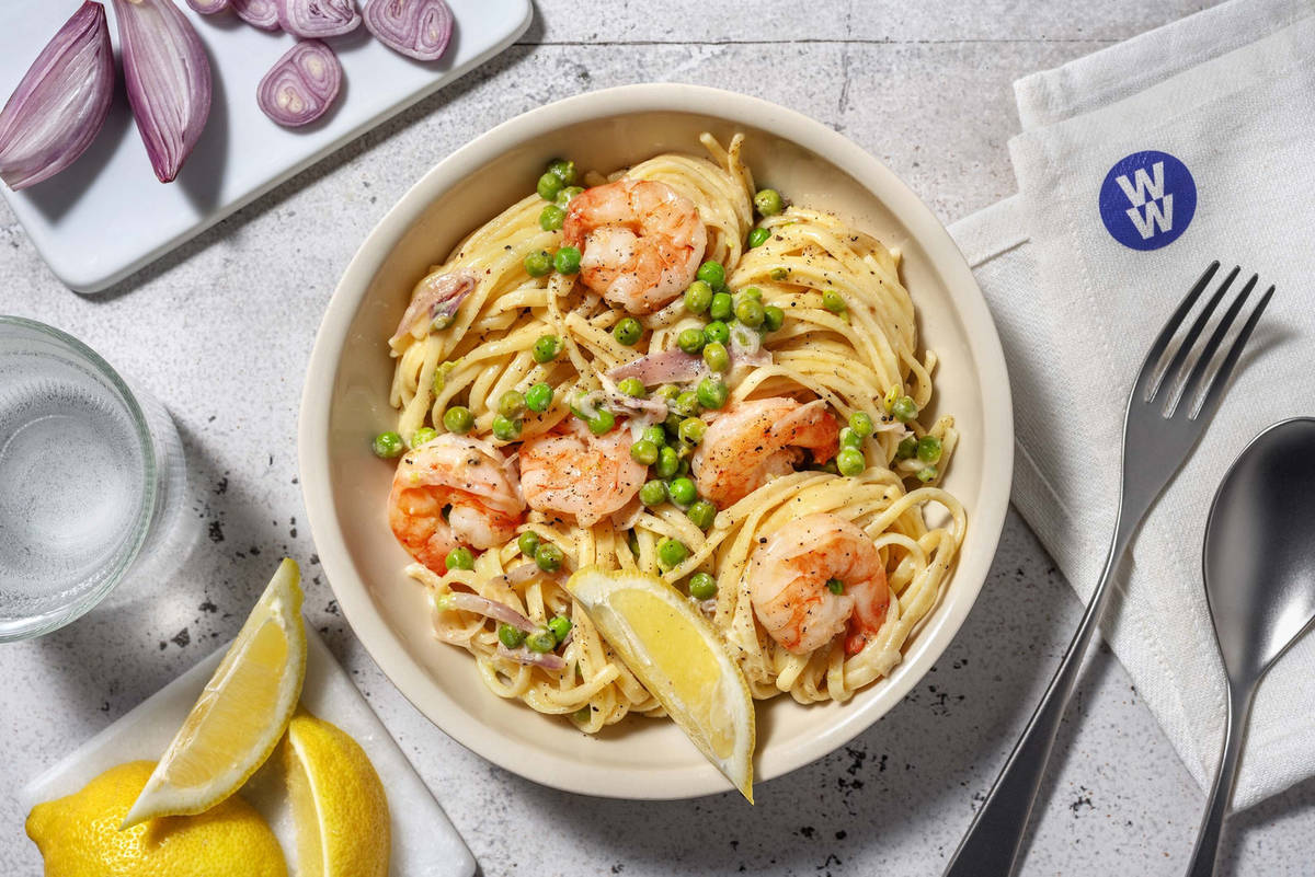 Lemon and Prawn Rigatoni