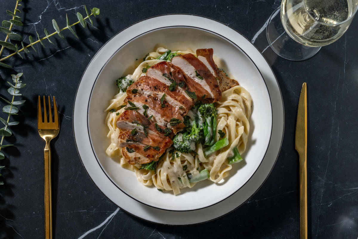 Chicken Saltimbocca and Crispy Sage